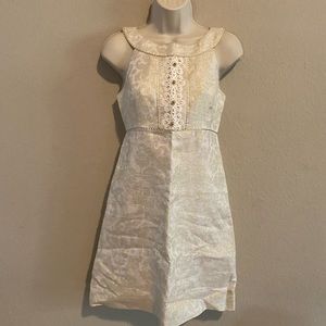 Lilly Pulitzer Gold Tone Dress